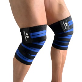 Par De Vendas Para Rodilla Gym Knee Wraps Crossfit Powerlift