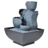 Unique Shape Desktop Fountain Home Tabletop Decoration Resin Landscape Ornament
