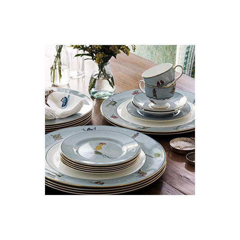 【正規輸入品】Wedgwood Cup & Saucer (Leigh) 200ml Sailor's Farewell by Kit