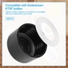 6pcs Gasket Replacements for Sodastream Bottle, White Silicone Bottle O