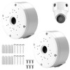2-Pack Dome Camera Junction Box, Universal Dome Security Camera Mount