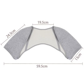 Sport Gym Arthritis Protector Wraps Double Shoulder Support Brace Strap Joint AU (L)