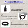 Bonsicoky 2 PCS Lamp Shade Collar Rings - E27 Light
