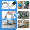 Garden Hose 50 FT, Metal Stainless Steel Water Hose with