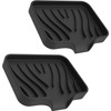 2 Pack Silicone Soap Dish with Drain, Bar Soap Holder