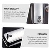 WOONEKY Elegance Meets Functionality: Stainless Steel Wall-Mounted Soap Dispenser Large