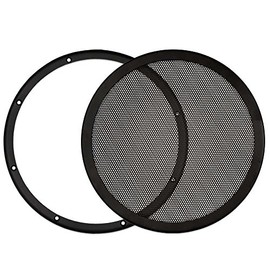 Goldwood Snap On 10" Subwoofer Grille Steel Mesh Speaker Black (SGM10)