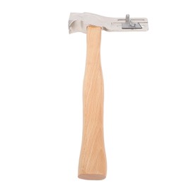 17oz Magnet Roofing Hatchet Carbon Steel Shingling Hammer Nail Pulling with Wooden Handle for Roof Repair, MWT 005 MH