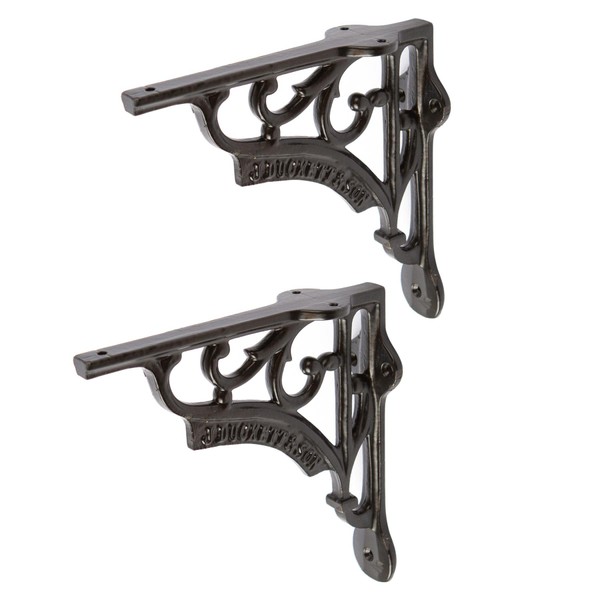Hammer and Tongs - Ornate Iron Shelf Bracket - D150mm