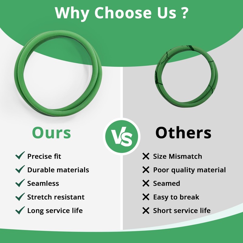 Seamless Green Coarse Belt Seamless Portable Compact Dryer Fan Belt