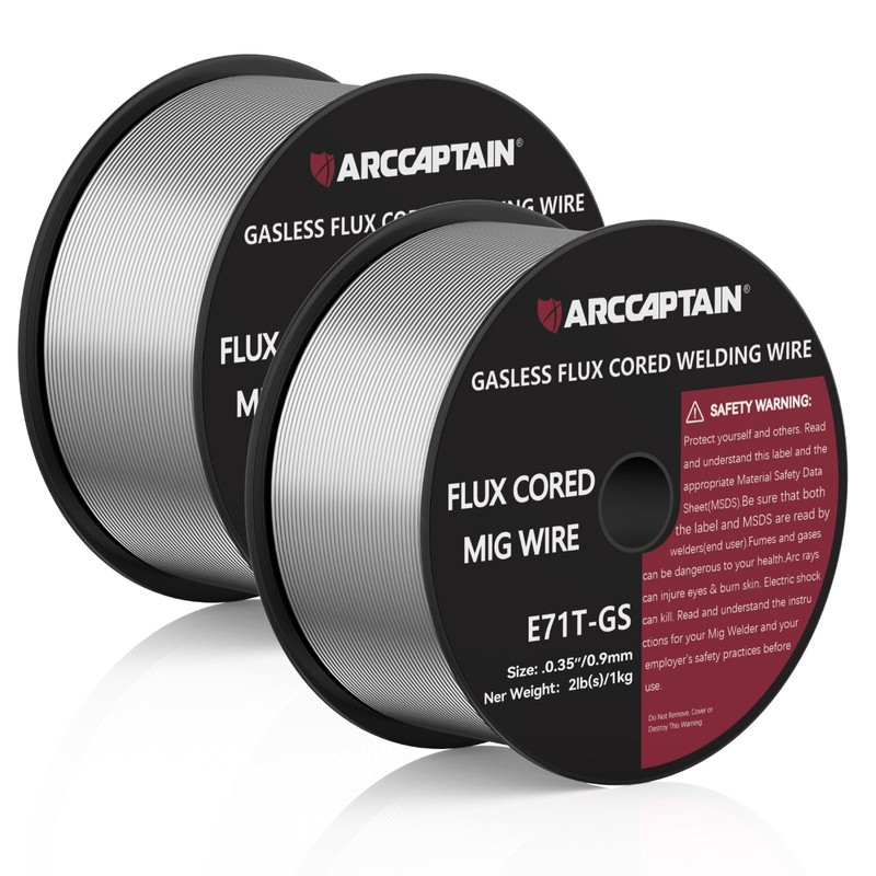ARCCAPTAIN Flux Core Welding Wire .035", E71T-GS Mig Welding Wire