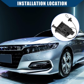 Hihaha No.74700-TVA-A02 / Fuel Lid Actuator Gas Door Assembly for Honda Accord 2018 2019 2020 / Left Fuel Filler Door Opener Actuator/Durable Plastic / 1Pcs Black