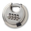 Security Padlock 4 Digits Waterproof Resettable Combination Lock Stainless Steel