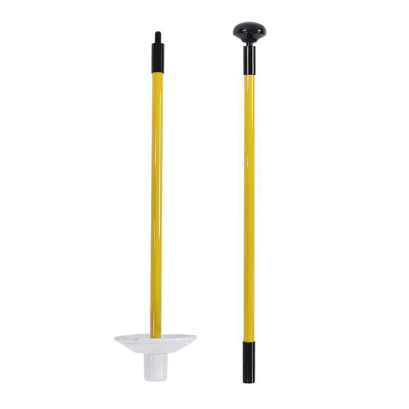 Practice Golf Hole Pole Cup Flag Stick Detachable 2 Section
