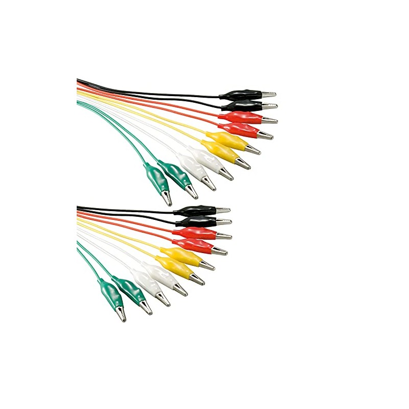 Test Lead 1 Set=10 Pieces and 5 Colors, Length 480