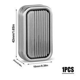 Metal Fidget Toys Metal Fidget Slider Fidget Slider Toys Metal Slider Block Push Slider Office Desk Toys Ergonomic Design Magnetic Slider Fidget Toys Stress Relief Toy Office Desk Toys Gifts