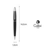 Colibri Equinox Twist Ballpoint Pen Black Lacquer and Chrome Accent