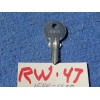 Wurlitzer 1500 1550 Cabinet Key - repro (Wico) RW-47 key