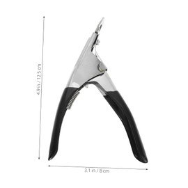 Baluue Stainless Steel Nail Clippers for Nails Precision Shaped Trimmer for Fake Tips and Manicure for Salon and Home Use for Seniors and Women