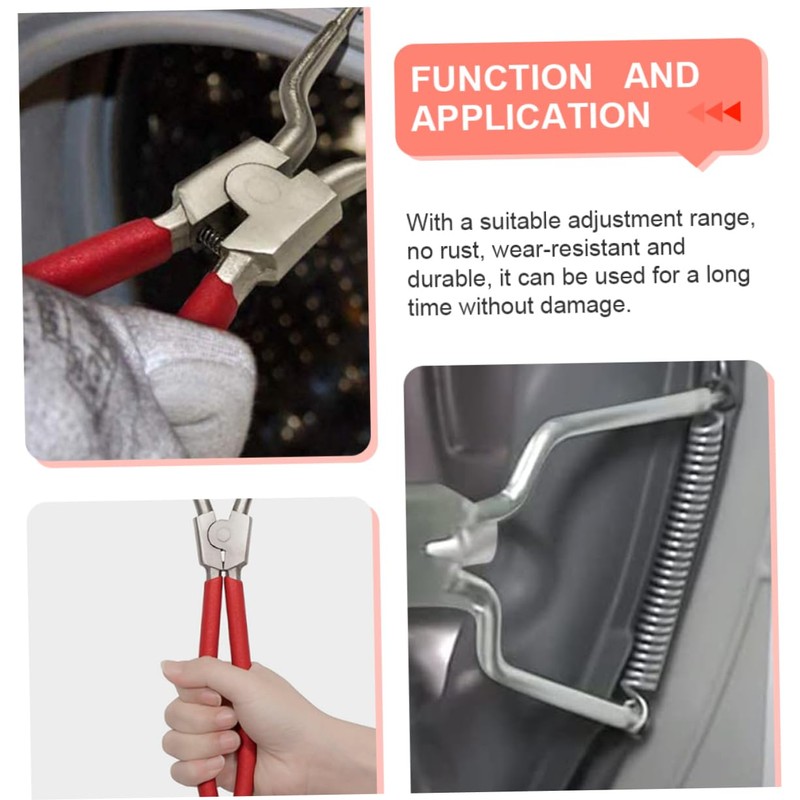KONTONTY Washer Spring Removal Pliers Tool Compact Spring Expansion Tool