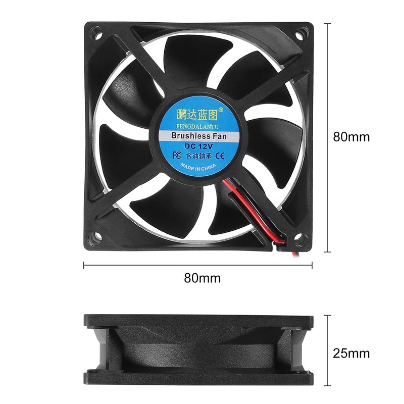 AOICRIE Fan 230 V 14 W 80 x 80 x
