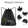 NINVVS 1 Pcs Mesh Drawstring Backpack and 1 Pcs Mesh