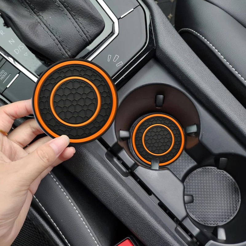 JUNAHAA Car Cup Coaster Universal Automotive Waterproof Non-Slip Cup Holders