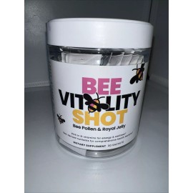 BEE VITALITY SHOT bee pollen & royal jelly 30 sachets exp 04/2026