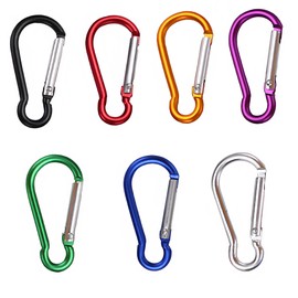 20 Pcs Carabiner Clip,Carabiner Clips Durable Camping Accessories for Camping Traveling Hiking Keychains Keyring Outdoor(Mixed Colors）