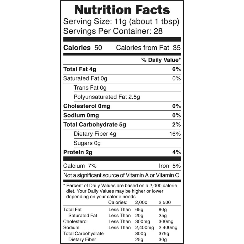 swiig Organic Chia Seeds, 11 Ounce Jar