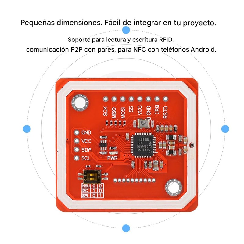 Módulo PN532 para Lector y Escritor, Comunicación Telefónica