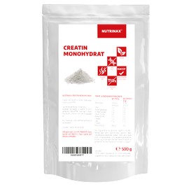 Nutrinax NUTRINAX | Pure Creatine Monohydrate | 1000g | Micronized 200 Mesh - Vegan - No Additives |