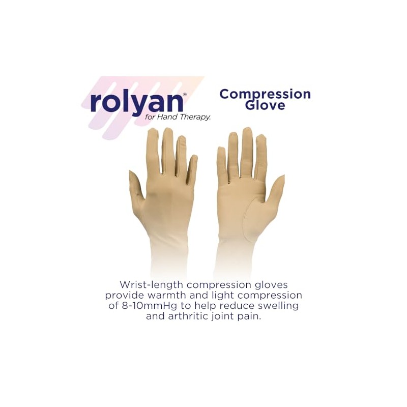 Rolyan Compression Glove, Compression Glove for Arthritis for Men &