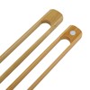 Wooden Tongs for Toaster Safe and Non-toxic Bamboo Food Clips