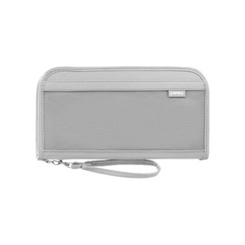 Passport Holder, RFID Travel Waterproof Passport Wallet Organizer Multi-functional Travel Document Organizer with Wrist Strap for Women, Men, Grey, Urban Simplicity
