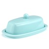 Yedio Ceramic Butter Dish with Lid for Countertop Refrigerator, 8