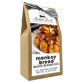 Rabbit Creek Monkey Bread Quick Bread Mix – Easy To Make Monkey Bread Mix, Made in the USA, Cinnamon Caramel Pull Apart Quick Bread Mix
