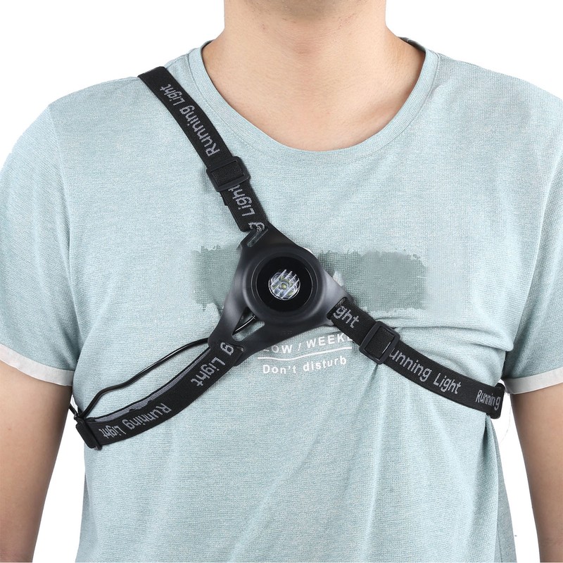 LED Night Running Light Waterproof Chest Lamp Safety Warning Light