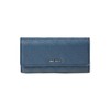 Nine West Women's Zuri SLG Check Sec Wallet, Steel Blue
