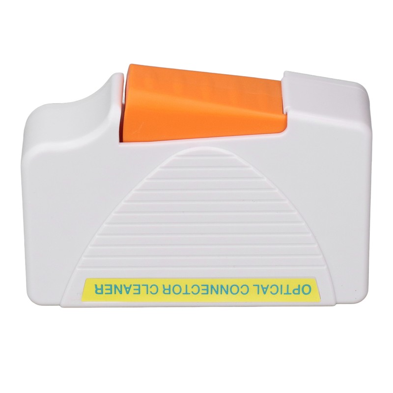 White Fiber Optic Cleaning Box Lightweight SC FC ST LC