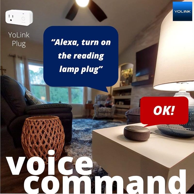 YoLink Smart Plug with Energy Monitoring, 1/4 Mile World's Longest