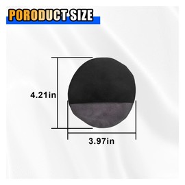 KITUREK Round Car Touch Screen Cleaner Cloth, Microfiber Cleaning Pad Car Cleaning Wipes, Vehicle Screen Cleaner Tool Car Interior Cleaning Cloth for Car Dashboard Display Electronic Devices (Round)