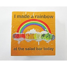 Rainbow Salad Stickers 2" - Pack of 100
