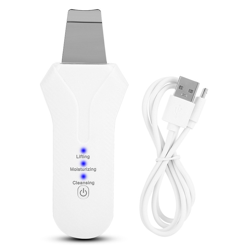 Ultrasonic Skin Scrubber Blackhead Acne Removal Face Skin Deep Cleansing