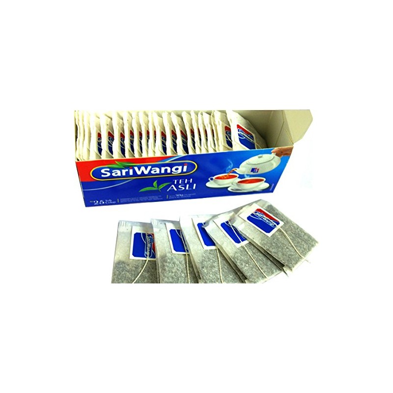 Sariwangi Teh Asli - Indonesia Black Tea 25-ct, 1.6Oz (Pack