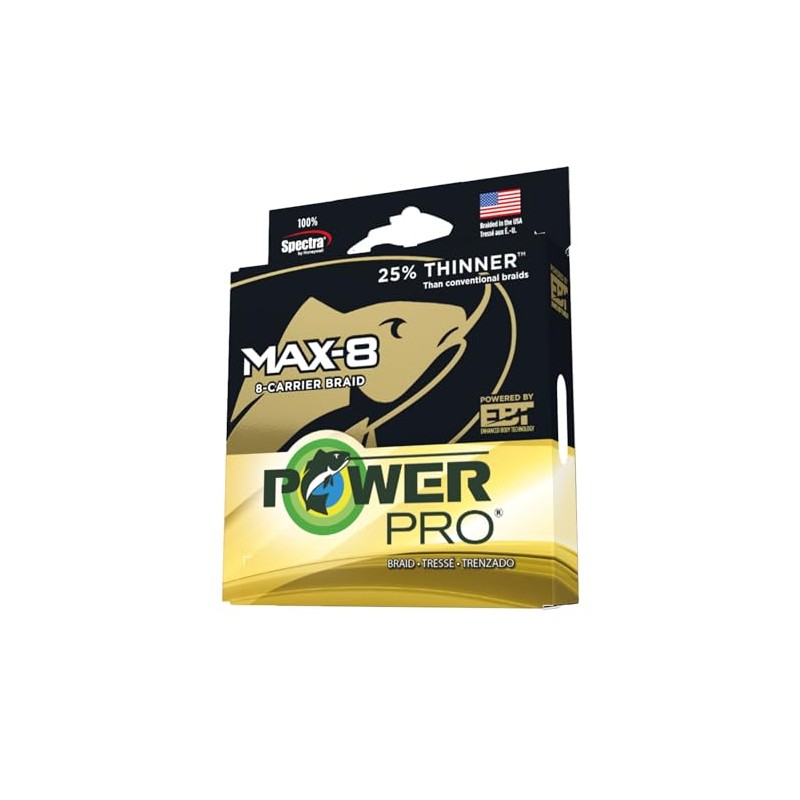 Power Pro Max-8 Braided Line 65lb 500yd Multicolor