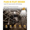 JC-LGL 60W LED Temporary Work Lights - Construction Lighting Temp