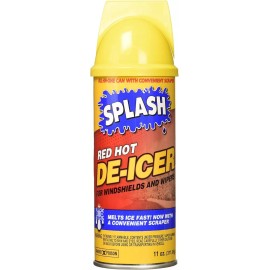 SPLASH Red Hot De-Icer For Windshields and Wipers , Aerosol Can, 11 oz.