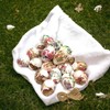 Ukrainisches Kunsthandwerk® 21 Easter Eggs for Hanging / Foil Covered
