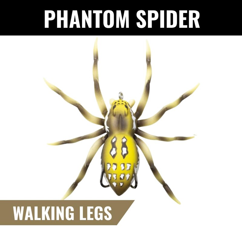 Lunkerhunt Phantom Spider Six Spot 2" 1/4 oz